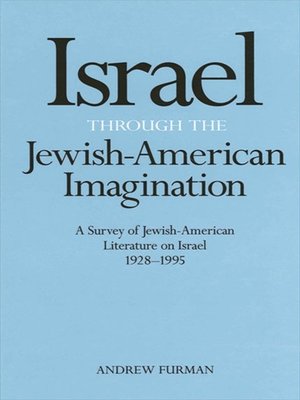 cover image of Israel Through the Jewish-American Imagination